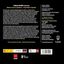 La Grande Chapelle, Albert Recasens, Carlos Patino - Musica vocal en  castellano - Amazon.com Music