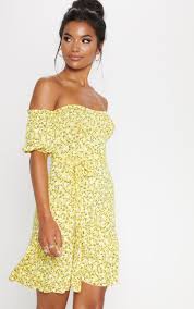 Yellow One Shoulder Draped Midi Dress Prettylittlething Usa Fashion For Petite Women Summer Dresses For Women Autumn Fashion Women