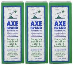 Axe brand medicated oil (. X3 Pcs Singpaore Axe Brand Universal Oil 28 Ml 0 95 Fl Oz Relief Cold Headache Buy Online In Antigua And Barbuda At Antigua Desertcart Com Productid 61807930