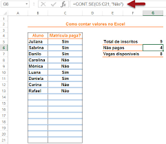 Como contar diferentes nomes numa coluna em vba stack. As Diversas Maneiras De Contar No Excel