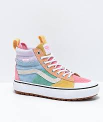 Vans Sk8 Hi Mte 2 0 Dx Pastel Blue Pink Purple Shoes Zumiez In 2020 Pastel Shoes Purple Shoes Hype Shoes