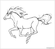 Wild horses running at sunset 99. Running Horse Coloring Pages Horse Coloring Pages Coloring Pages For Kids And Adults
