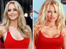 Emma stone taped up by saorse jennifer lawrence. Im Pamela Anderson Badeanzug Auf Dem Roten Teppich Stars