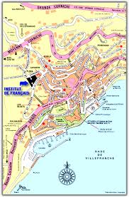 Map Of Villefranche Sur Mer France Cruise Port Nice France