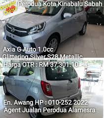 Perodua sales sdn bhd ulu tiram. Axia Eev Kkcar Sabah Posts Facebook