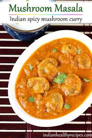 Mushroom Masala Recipe Mushroom Gravy Swasthi S Recipes