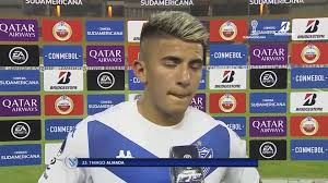 Velez'de oynayan 2001 doğumlu arjantinli futbolcu. Conmebol Sudamericana Thiago Almada Best Of The Match Do Classificado Velez Facebook