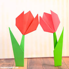 You'll have tons of fun while learning how to fold lots of origami. How To Make Origami Flowers Origami Tulip Tutorial With Diagram Easy Peasy And Fun