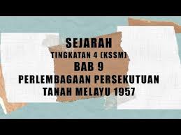 Perjanjian persekutuan tanah melayu 1948. Bab 9 Perlembagaan Persekutuan Tanah Melayu 1957 Youtube