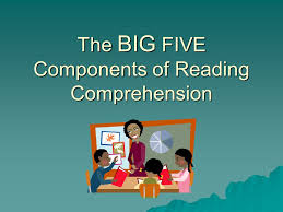 the big five components of reading comprehension ppt download