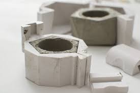Icosaedre Planteur Moule Set 3d Moule Imprime Par Boldconcrete Artesanias De Concreto Bricolaje Concreto Hormigon Impreso