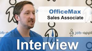 Officemax Interview Sales Associate Youtube