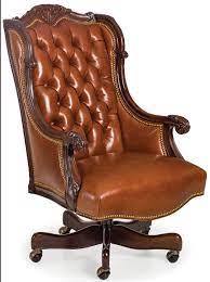 Treat yourself to the comfortable luxury of the russel arm chair from homesullivan. Tufted Caramel Leather Office Chair