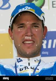 French rider Jean Patrick Nazon celebrates after winning the first stage of  the Paris-Nice cycling race between Cloyes sur le loire and Buzancais,  central France, Monday, March 12, 2007. David Millar of