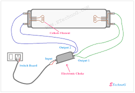 The connection diagram of tube light with electronic choke is very simple. Pin On Electrical