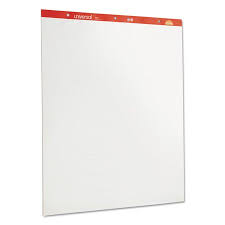 Universal Easel Pads Flip Charts 27 X 34 White 50 Sheets 2 Carton Unv35600