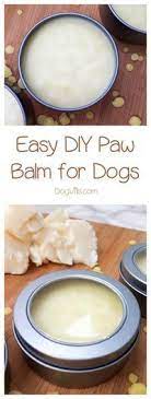 Easy Diy Paw Balm Recipe To Smooth Your Dogs Rough Pads Recipe Dog Paw Balm Paw Balm Dog Food Recipes