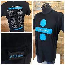Image captionframlingham's two charity shops said they had not seen any clothes left by ed sheeran. Ed Sheeran Divide 2017 2 Sided Us Tour T Shirt Adult Medium Ebay