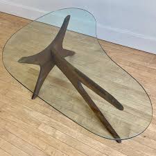 Adrian pearsall mid century walnut and glass coffee table and ottoman settable measures: Jacks Coffee Table By Adrian Pearsall Vintage Midcentury Occasional Tables Sweet Modern Akron Oh