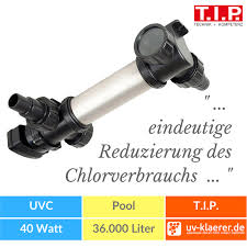 T I P Pool Uv C Strahler Klarer Spu 36000 Swimming Pool Schwimmbecken Poolwasser
