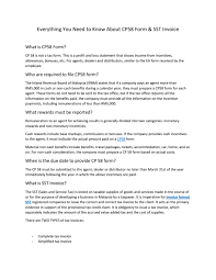 Malaysia is a very tax friendly country. Everything You Need To Know About Cp58 Form Sst Invoice By Storyline Issuu