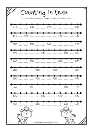 Numbers To 1000 In Skip Counting In Ones Fives Tens And Hundreds Worksheets Second Grade Math Skip Counting Worksheets Skip Counting