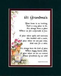 Famous Poems About Grandmother S At Grandma S Touching 8x10 Poem Double 30th Wedding Anniversary Gift Anniversary Gifts For Parents Best Anniversary Gifts