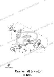 Then once it starts it runs for 3 seconds and shuts off. Aftermarket Parts For Yamaha For Yamaha Tt R50e Engine Crankshaft Piston