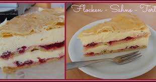 Karins Flocken Sahne Torte Flockensahne Flockensahnetorte Flocken Sahne Torte Torten Lebensmittel Essen Essen Und Trinken
