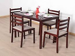 4 and 5 piece (pc) sets with table and chairs for the dining room. Dining Table Buy Dining Table Online At Best Prices In India Amazon In