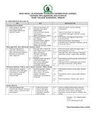 Mahir menghadapi un smp/mts 2013/2014 bahasa indonesia. Kisi Kisi Bahasa Indonesia Kelas Ix 2015 2016