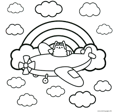 In this category, we have prepared coloring pages for the boys. Pusheen Real Pilot In A Plane Coloring Pages Printable