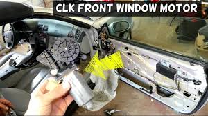 Mercedes Clk W208 Window Regulator Motor Removal Replacement Youtube