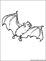 Kids hold deep fascinations for all mysterious things. Bat Coloring Page