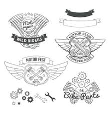 Selain untuk logo balap, template di atas juga bisa anda gunakan sebagai bahan membuat stiker bernuansa racing yang unik. Motor Biker Vector Images Over 11 000