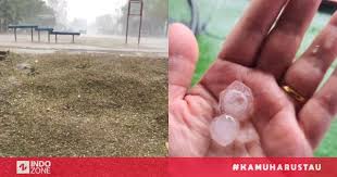 Temukan aktivitas terbaik di kuala lumpur! Perkiraan Cuaca Sebut Gelombang Panas Faktanya Malah Ada Badai Es Di Tengah Hujan Lebat Indozone Id