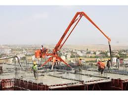 The Placing Boom Mounted On A Tubular Column Is Used As A Freestanding Boom To Concrete The Base And First Floor Truck Mounted Crane Concrete Boom Truck