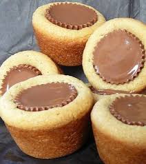 Reese S Cup Cookie These Are The Easiest And Most Delicious Things In The Entire World I Make These For Eve Dessert Recipes Food Peanut Butter Cup Cookies