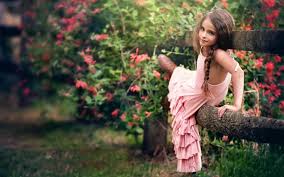 Smiley flower wallpaper was added in 25 oct 2011. Cute Girl Smile Fence Flowers Hd Desktop Wallpaper Widescreen High Definition Fullscreen