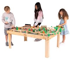 This console showcases three drawers with breakfront detailing, and stands atop six slim, turned legs for traditional appeal. Kids Activity Table Lego Duplo Table Multi Activity Childrens Play Table