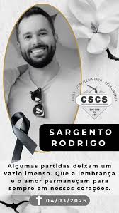 LUTO E INDIGNAÇÃO 🏴, ​É com imensa tristeza e pesar que o CSCS PM/CBM-MG  recebe a notícia do falecimento do Sargento Rodrigo, valoroso militar  lotado na P2 em Campo Belo. Perdemos não apenas um ...