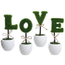 Claire dark gray terrazzo ceramic hanging planter. Get The Artifcial Love Green Hedge Plants In White Ceramic Pot Set From Walmart Now Accuweather Shop
