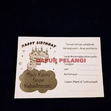 Jual kartu undangan ulang tahun undangan ultah hello kitty undangan dengan harga rp4 900 dari toko online party hope 2 jakarta utara. Harga Ulang Tahun Kartu Undangan Terbaik Agustus 2021 Shopee Indonesia