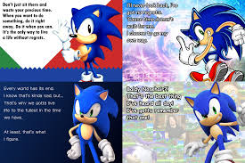 But that is the best of all. Sonic Quotes Over The Years Sonic The Hedgehog Know Your Meme
