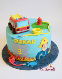 Ein feuerwehrauto als kuchen zum kindergeburtstag ist der traum vieler kleiner jungs (und mädchen). Feuerwehrmann Sam Torte Jennys Backwelt