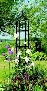 Pair Of 2m Black Metal Garden Obelisk Plant Climbing Support Obelisks 07705 Diy Garden Trellis Garden Obelisk Garden Vines