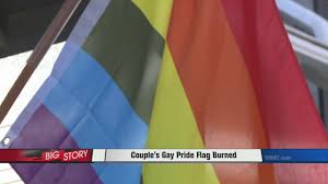 Iowa man gets 16 years for burning lgbt flag. western journal. Gay Pride Flag Burned Youtube