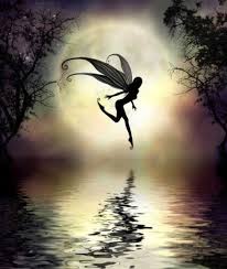Fairy Silhouette Water Fairy Fairy Art Beautiful Fairies