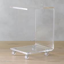 Peekaboo Acrylic C Table Reviews Cb2 C Table Acrylic Furniture Acrylic Coffee Table