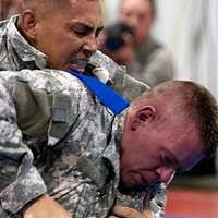 Sgt. Martin Rodriguez (left), a military policeman
